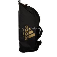 Спортивная сумка Adidas - Boxing TROLEI. Black / Gold.