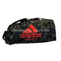 Спортивная сумка Adidas - Karate Camo. Оранж.