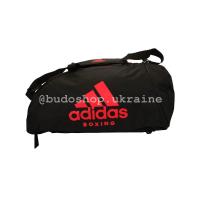 Спортивная сумка - рюкзак Adidas - Boxing. Красная печать.