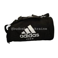 Спортивная сумка - рюкзак Adidas - Judo. Белая печать.