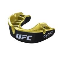 Капа OPRO UFC Gold Adult. Цвет черный, золотой.