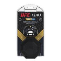 Капа OPRO UFC Gold Junior. Цвет черный, золотой.