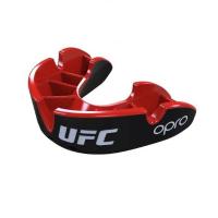 Капа OPRO UFC Silver Adult. Цвет черный, красный.