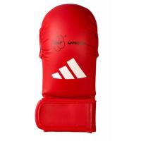 Перчатки Adidas для Карате WKF. Червоні.
