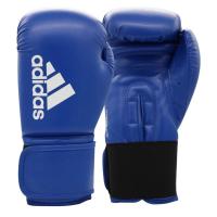 Боксерские перчатки Adidas Hybrid 100. Сине/белый.