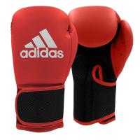 Боксерские перчатки Adidas Hybrid 25. Красно/черный.