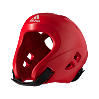 Шлем Adidas для Кикбоксинга с лицензией WAKO. Красный.
