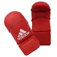Перчатки Adidas для Каратэ WKF. Красные.