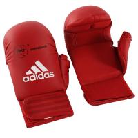 Перчатки Adidas для Каратэ WKF. Красные.