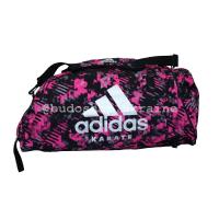 Спортивная сумка - рюкзак Adidas - Karate Camo. Розовая.