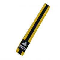 Пояс Adidas BJJ. Жовто - чорний.